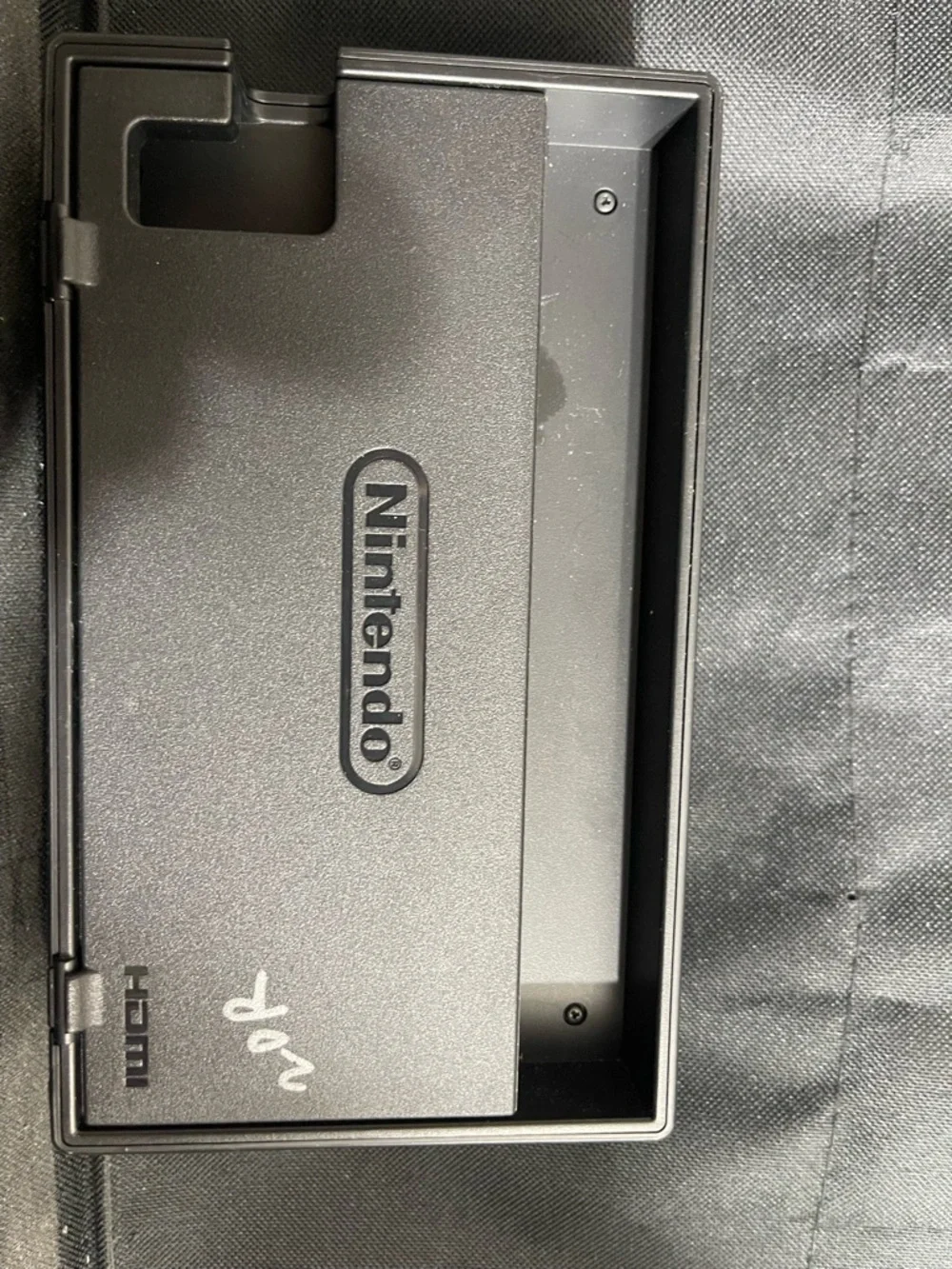 Nintendo Black Switch Dock with Subtle Logo